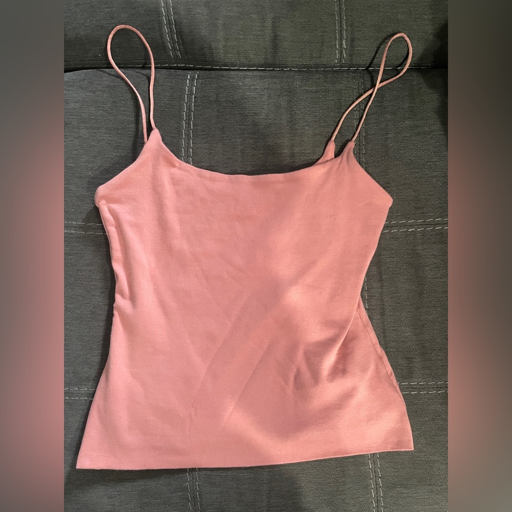 Kookai spaghetti strap pink tank top (size 2)